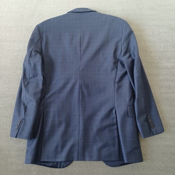 Peter Millar Blazer Crown Crafted Men 42R Blue 100% Wool Soft Lightweight Casual - Picture 2 of 10